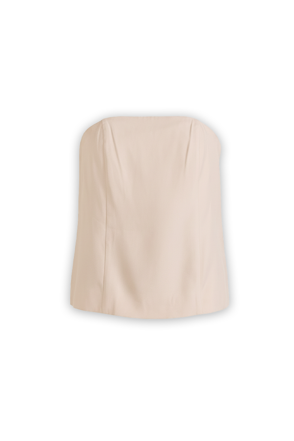 תמונה קידמית של חולצת סטרפלס