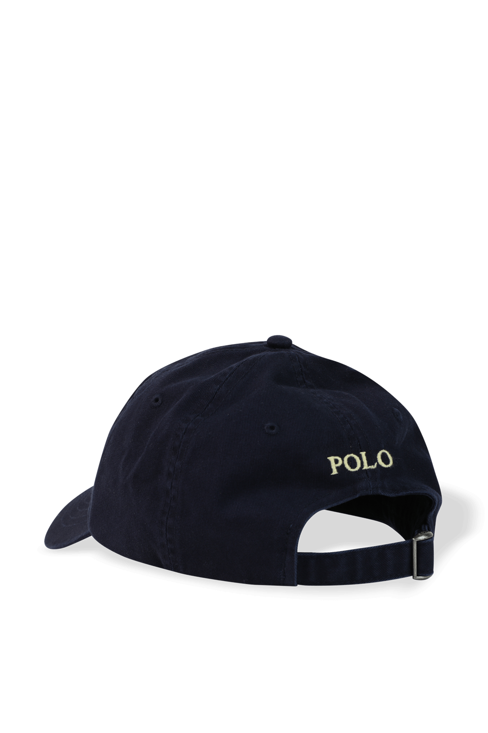 black and blue polo hat