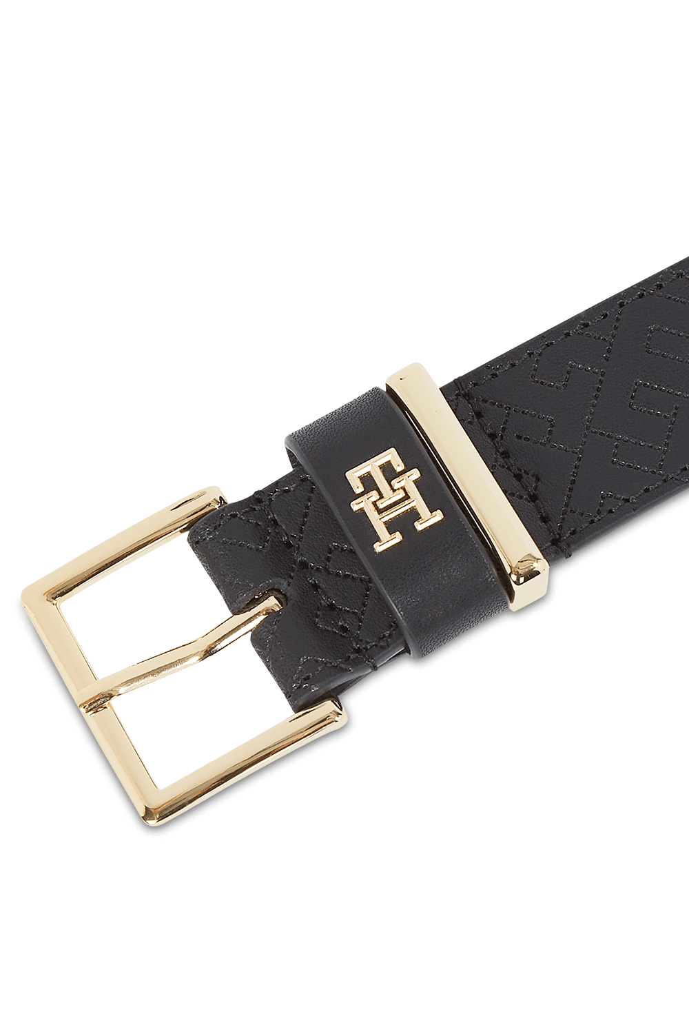 תמונה אחורית של חגורת עור