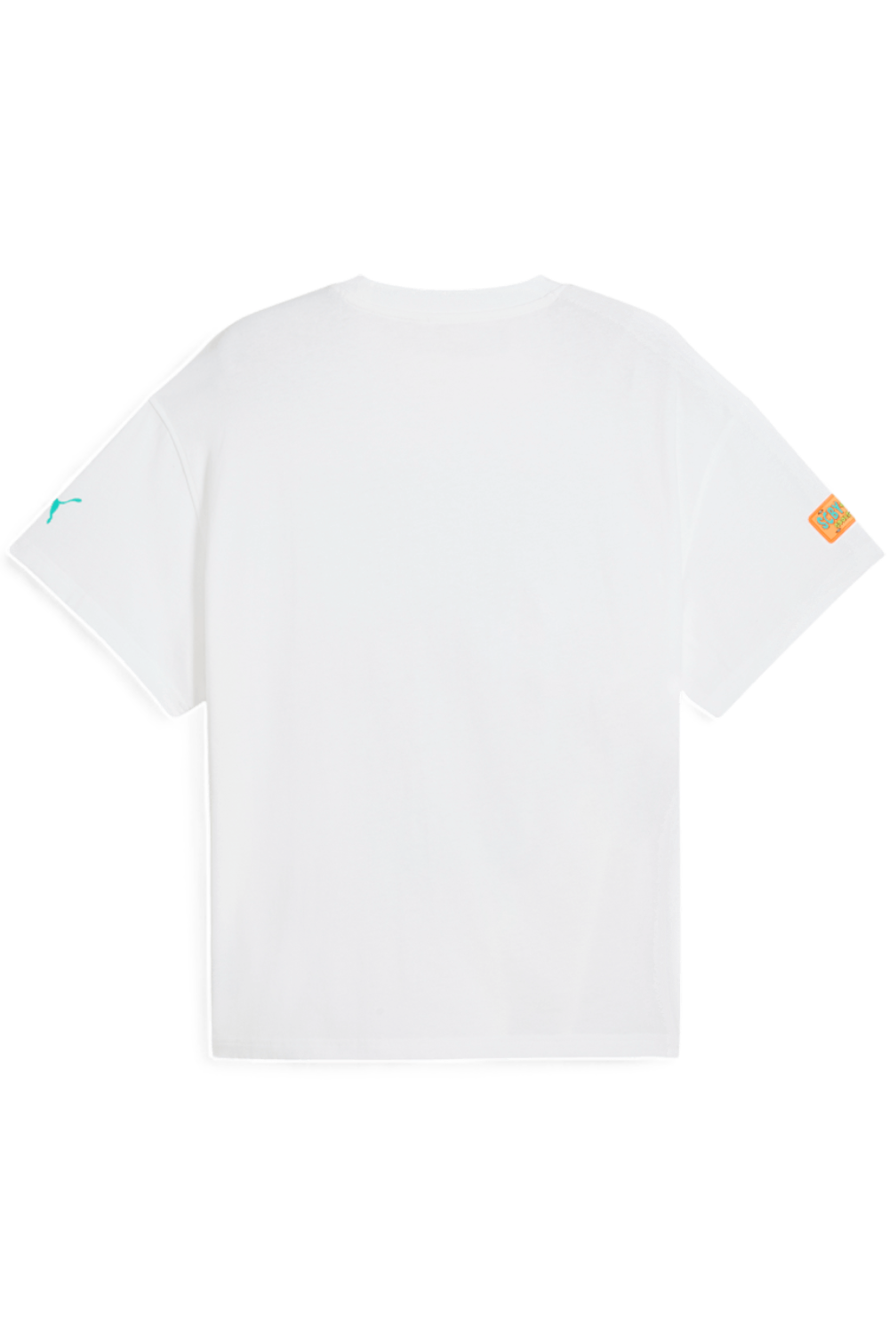 תמונה אחורית של פומה הופס X סקובי דו חולצת טי