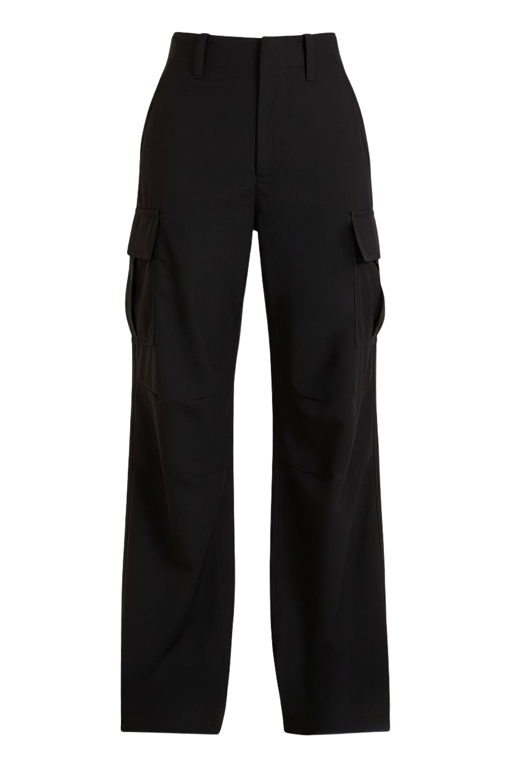 תמונה קידמית של מכנסי צמר קרגו