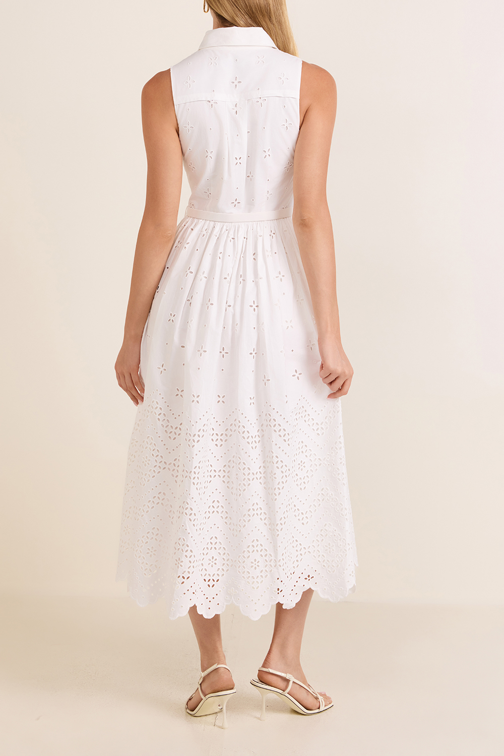 תמונת דוגמן אחורית של שמלת מידי