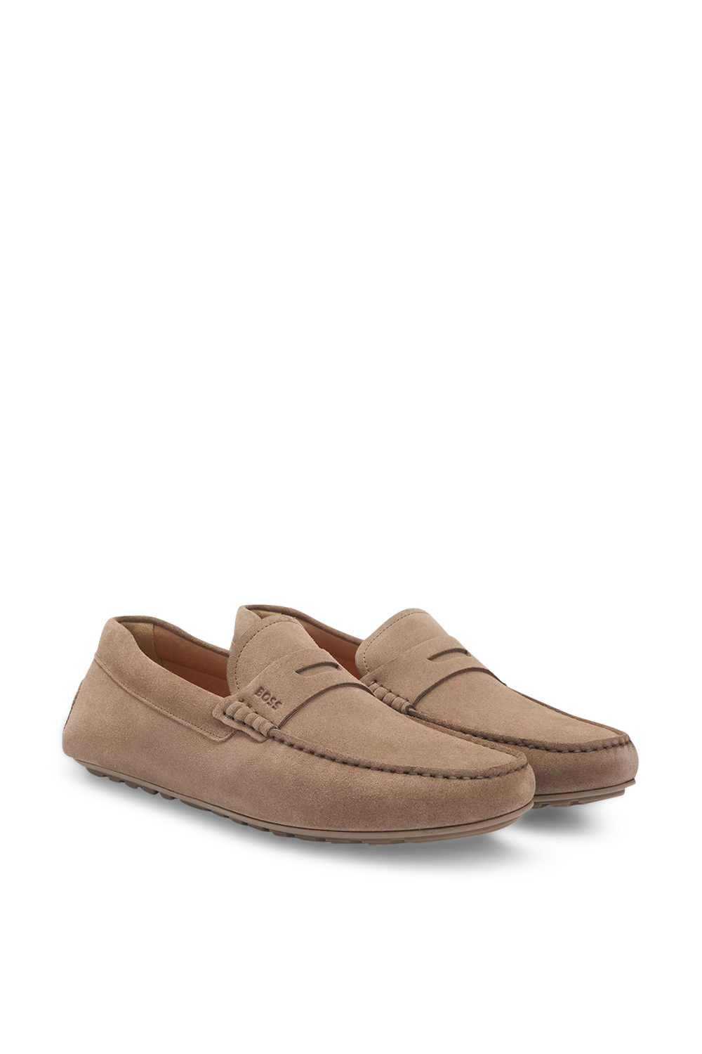 תמונת תקריב של נעלי מוקסינים