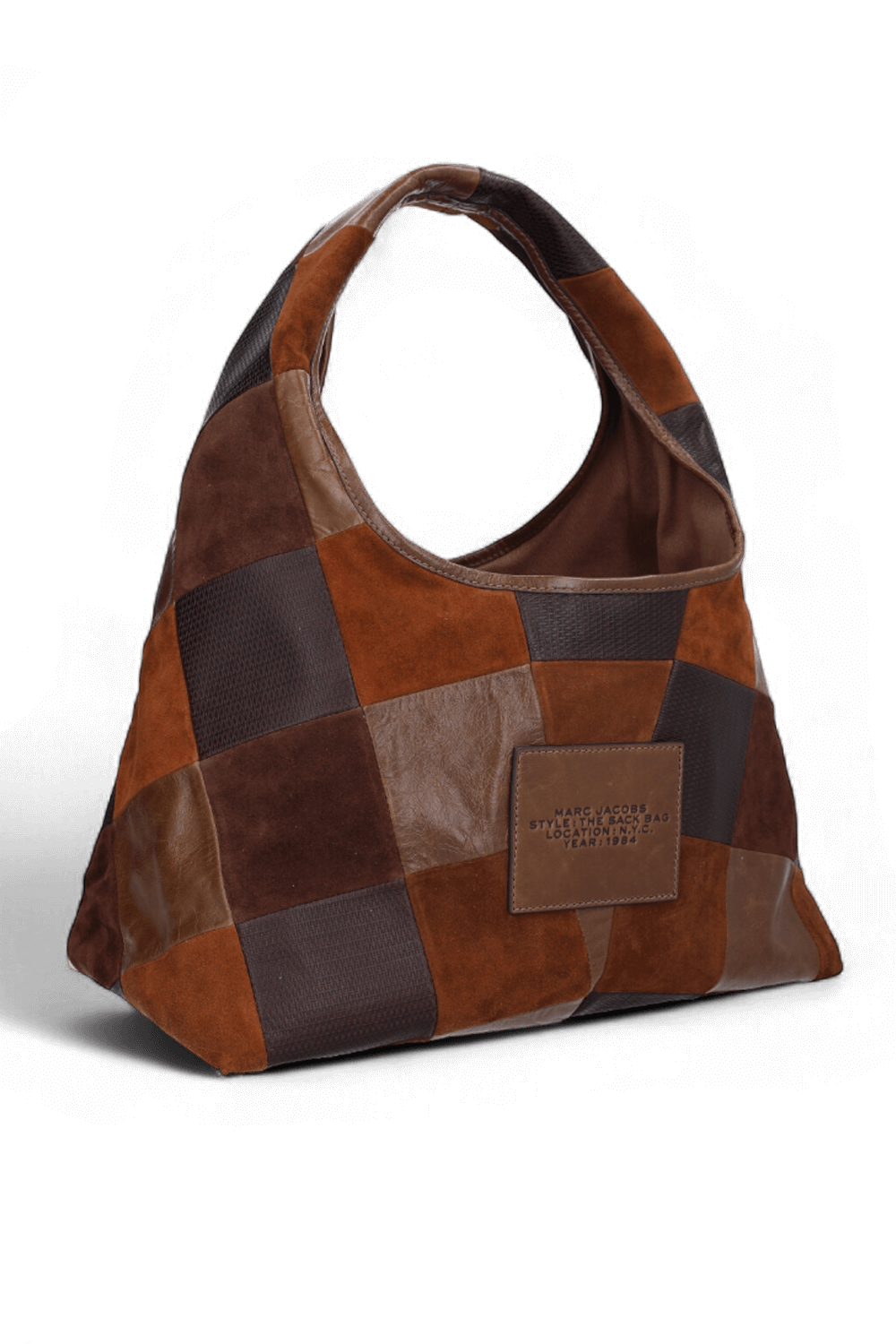 תמונה אחורית של תיק כתף שק