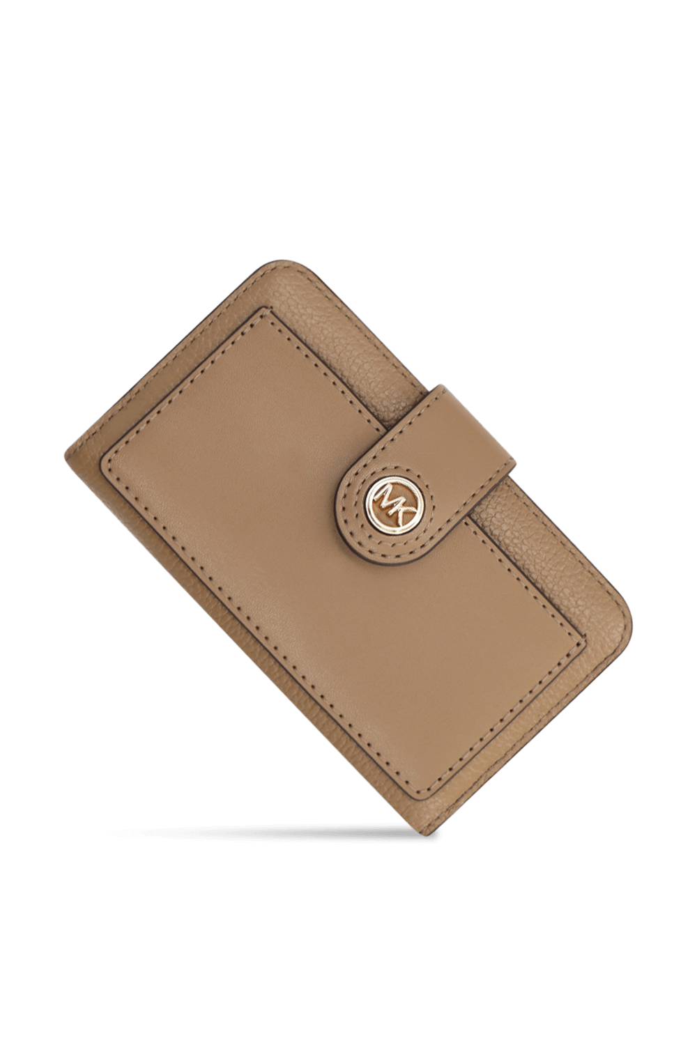 תמונת תקריב של ארנק עור מדיום