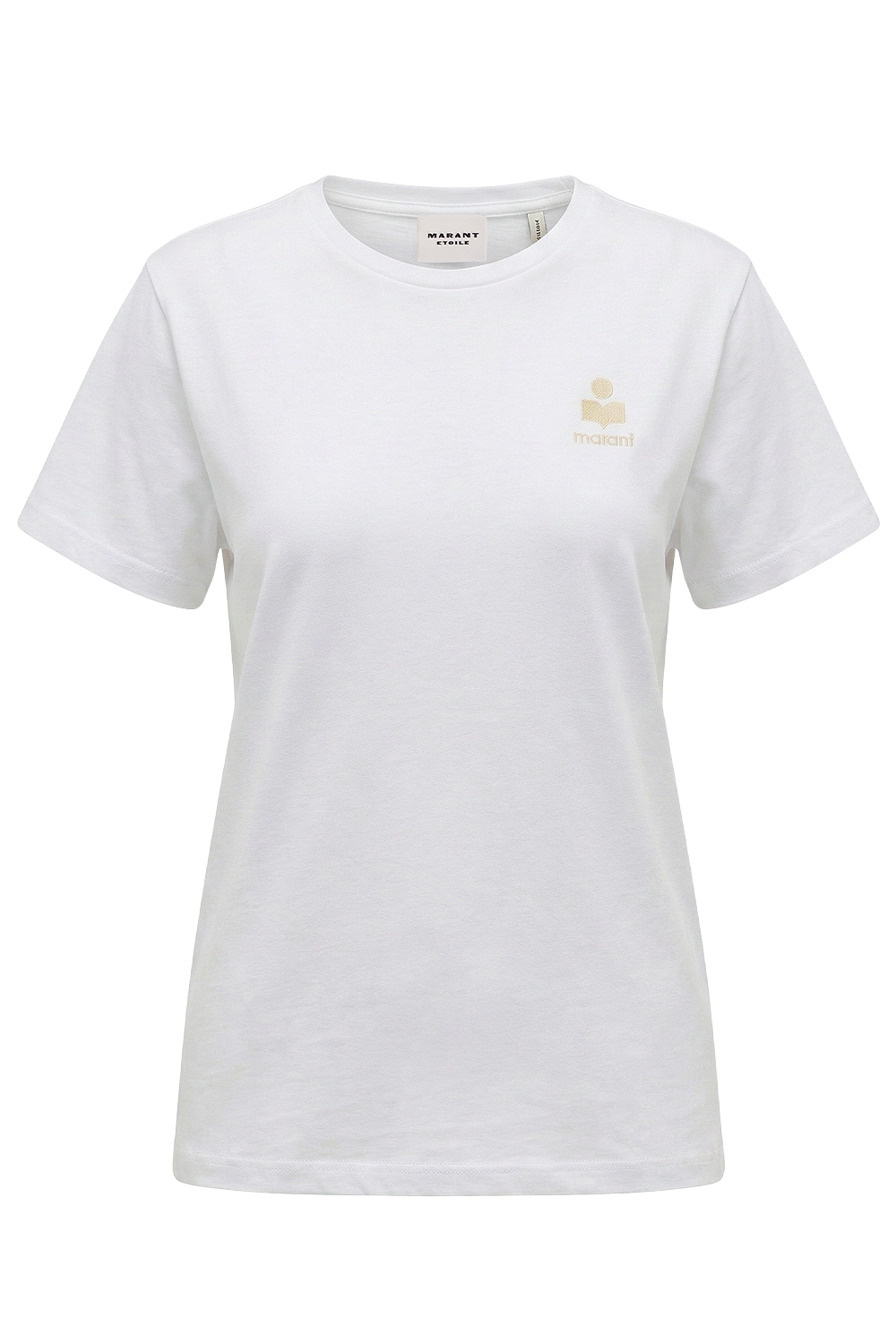 תמונה קידמית של חולצת טי קצרה מכותנה