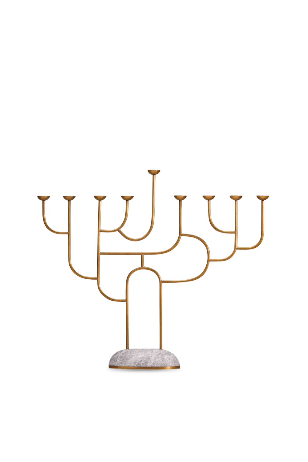 תמונה אחורית של Rova Menorah Candle Holder