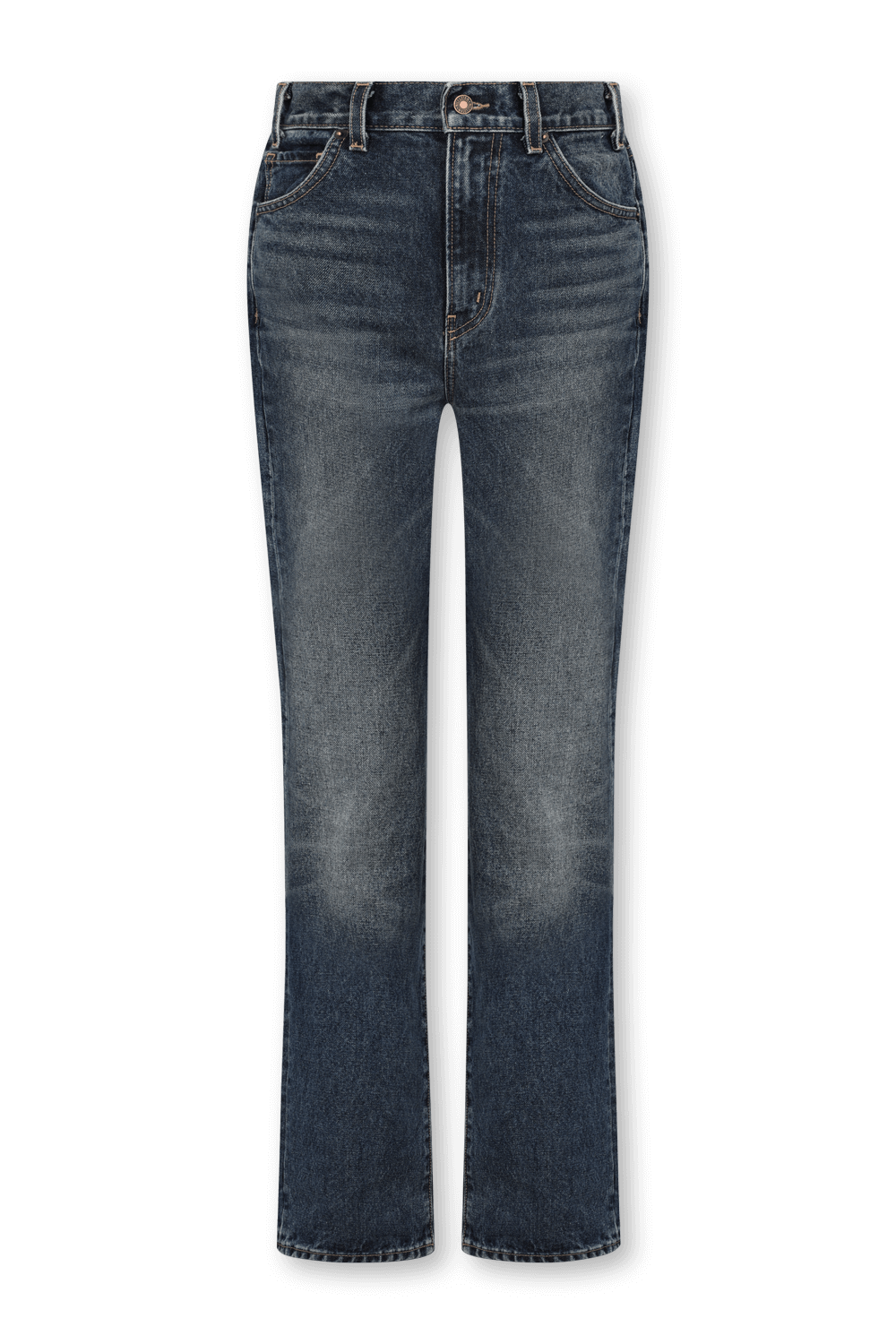 תמונה קידמית של מכנסי ג'ינס ג'ואן