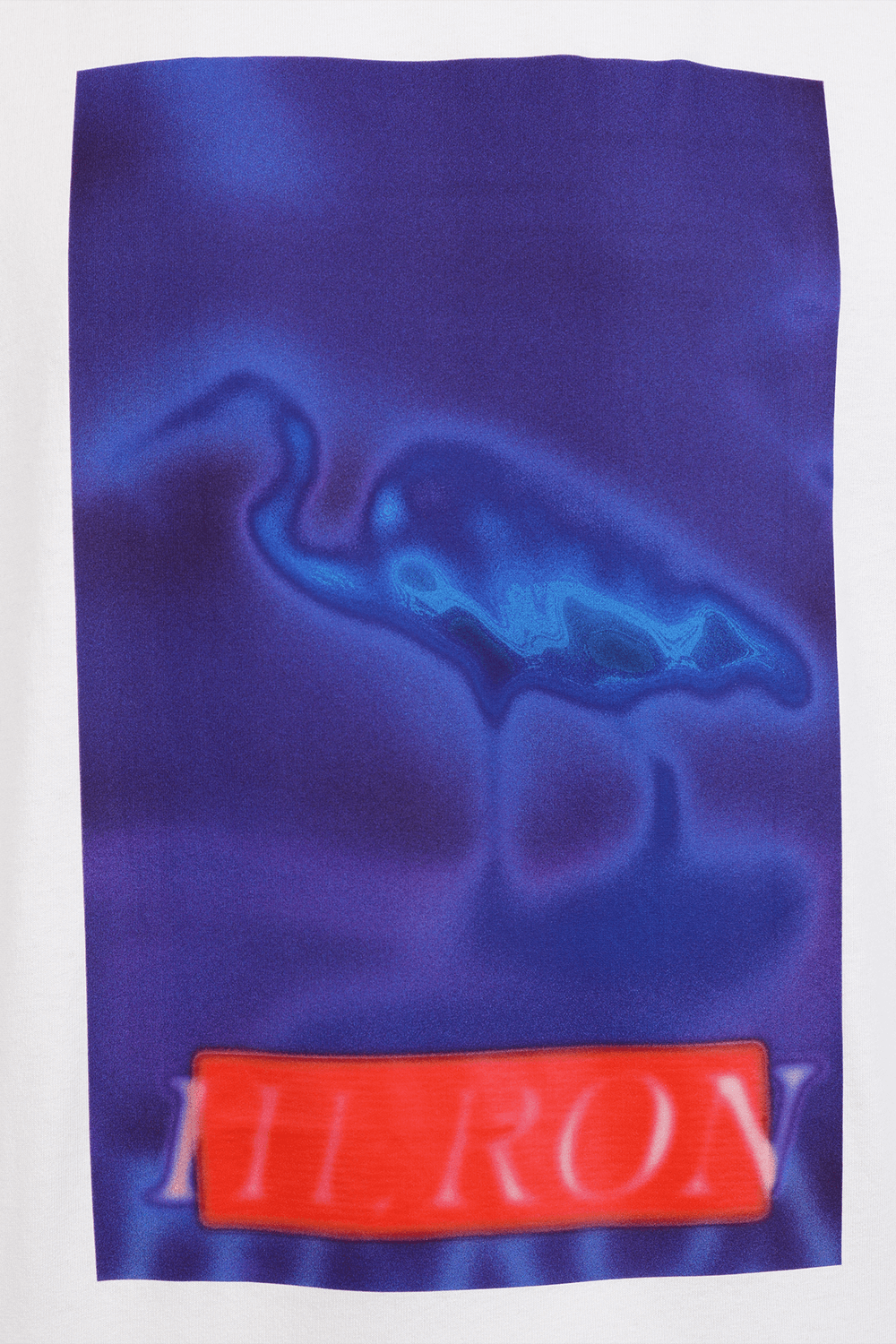 תמונה אחורית של חולצת טי עם הדפס חסידה