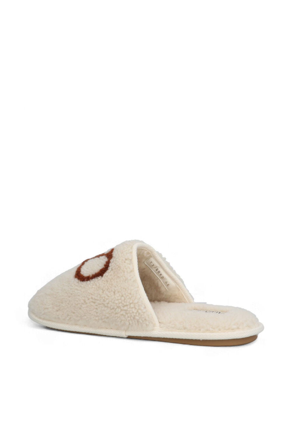 תמונה אחורית של נעלי בית