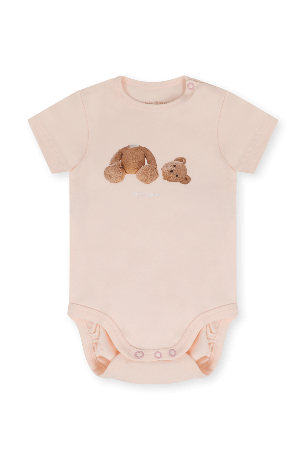 תמונת פנים של גילאי 3-36 חודשים סט שני בגדי גוף עם הדפס דובי