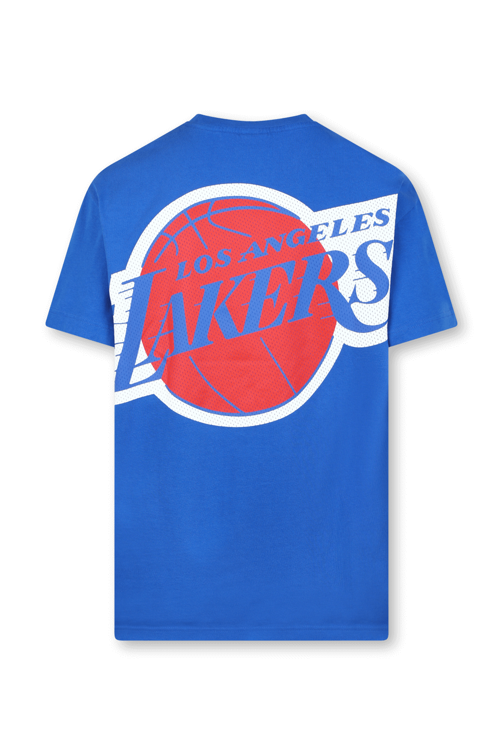 תמונה אחורית של חולצת טי קצרה עם הדפס אן-בי-איי לייקרס