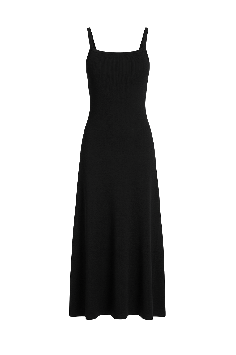 תמונה קידמית של שמלת סריג