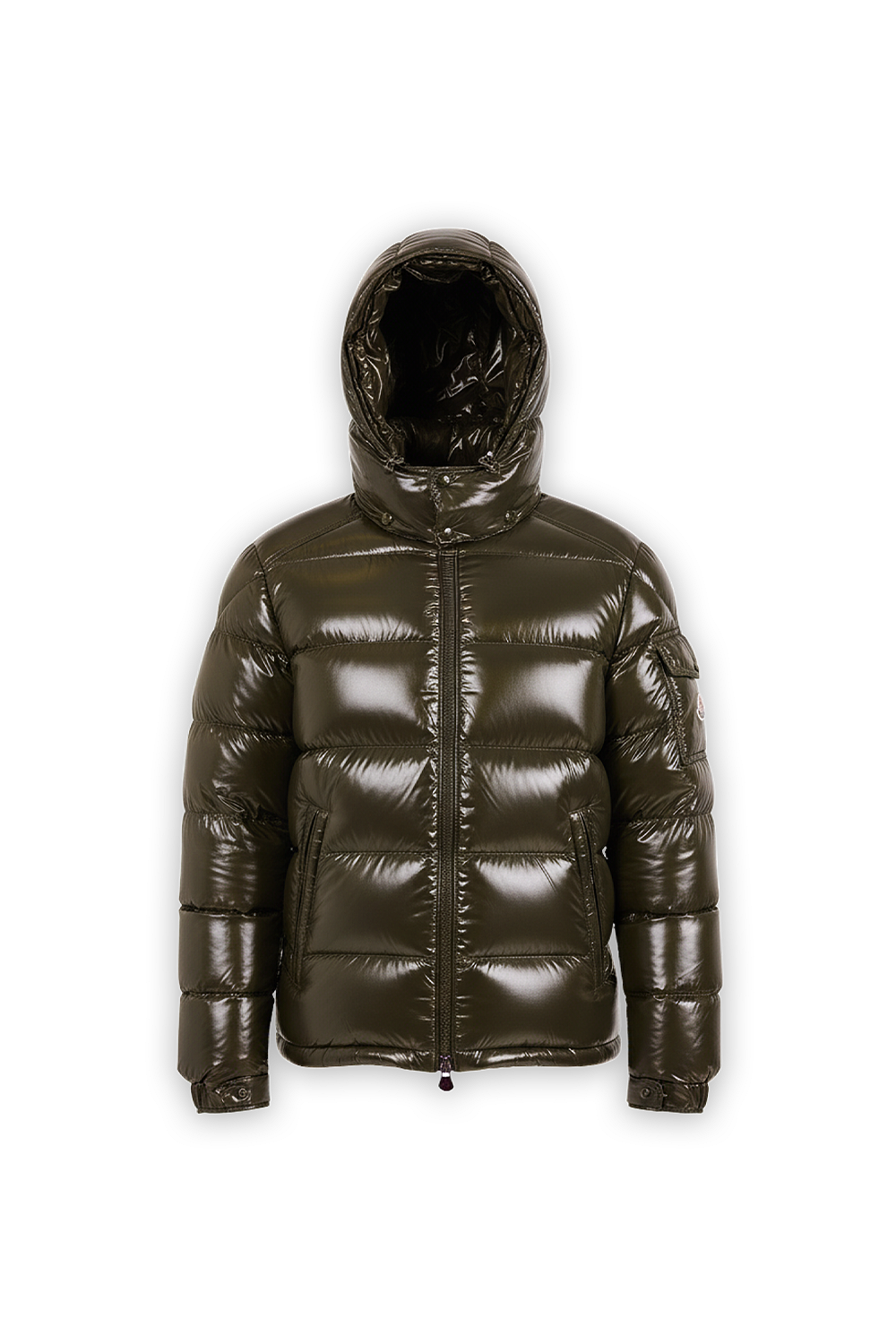 תמונה קידמית של מעיל פוך קצר