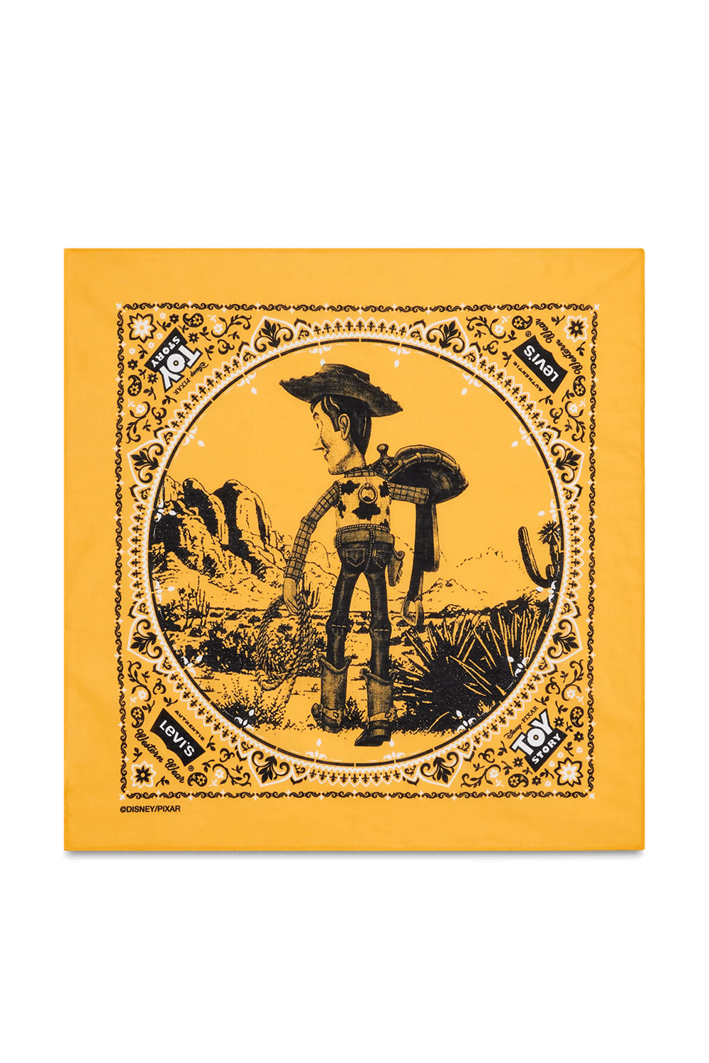 תמונת תקריב של ליוויס X צעצוע של סיפור מארז 3 בנדנות