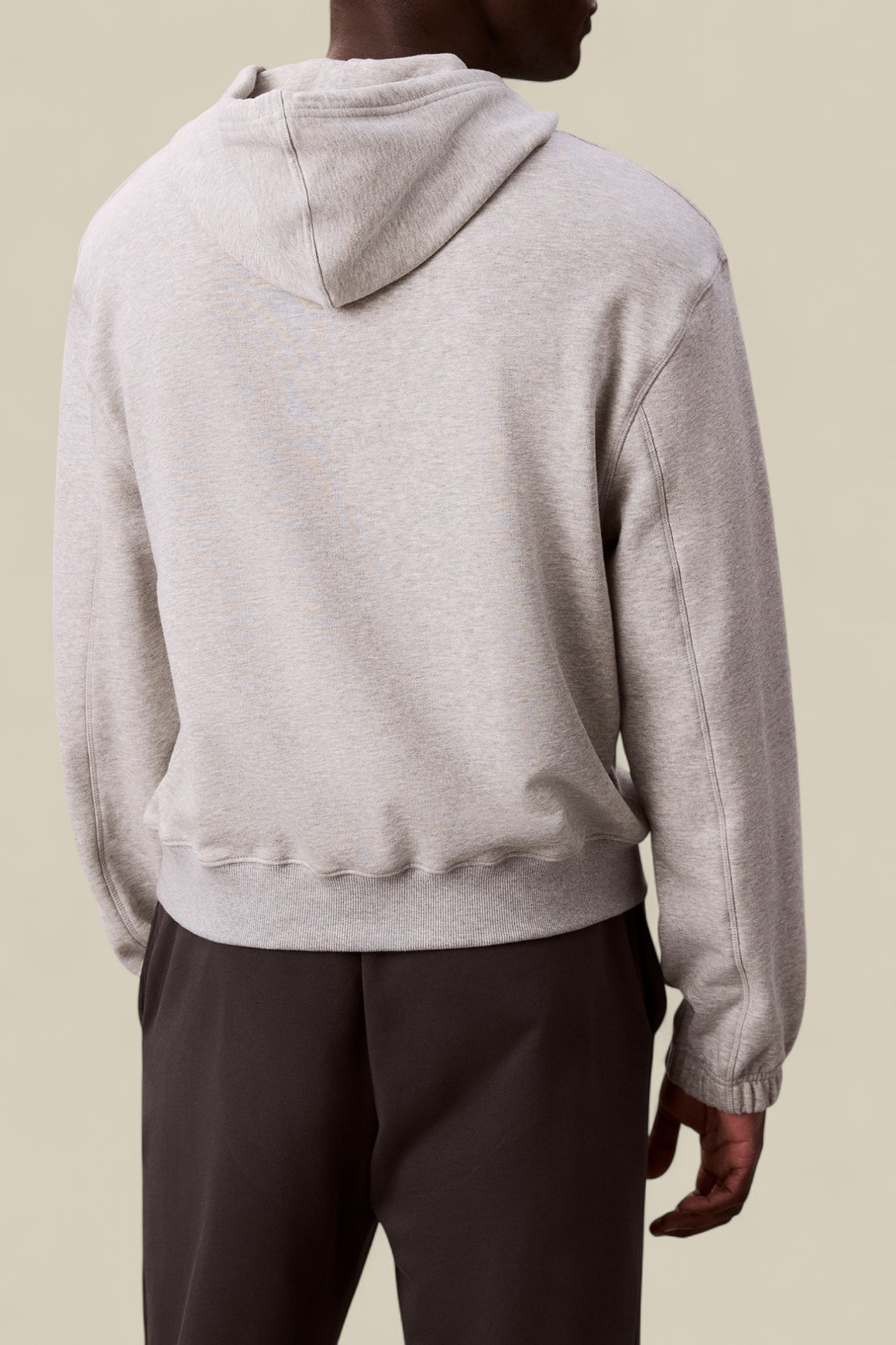 תמונת דוגמן אחורית של קפוצ'ון כותנה