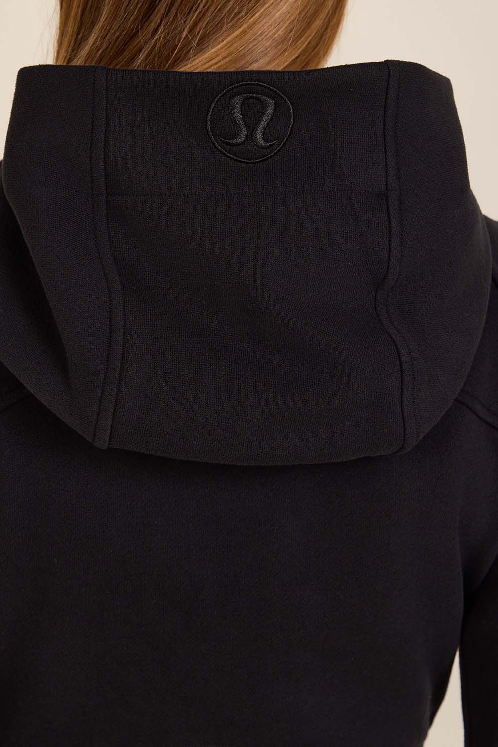 Scuba Full-Zip Cropped Hoodie