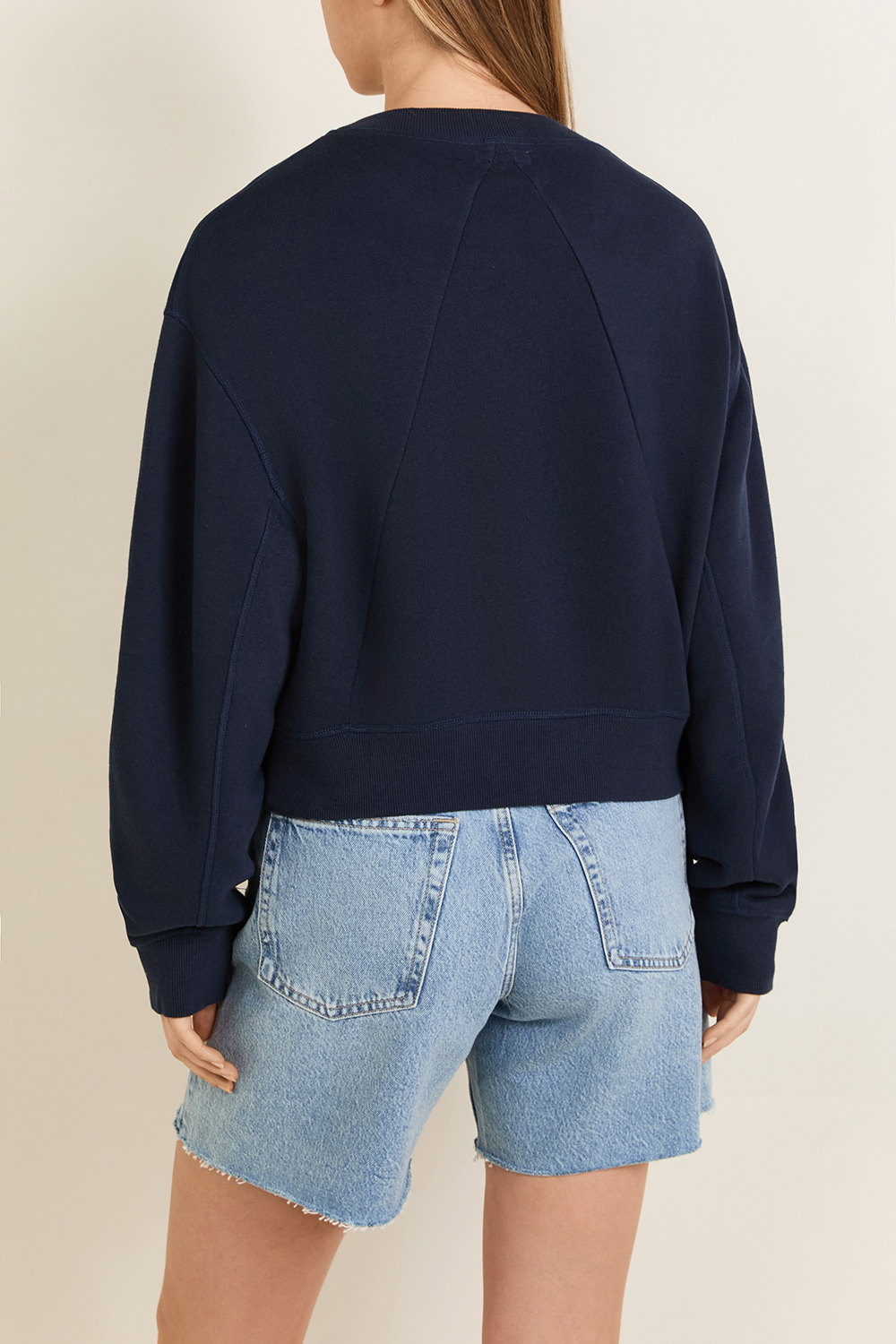 תמונת דוגמן אחורית של סווטישרט