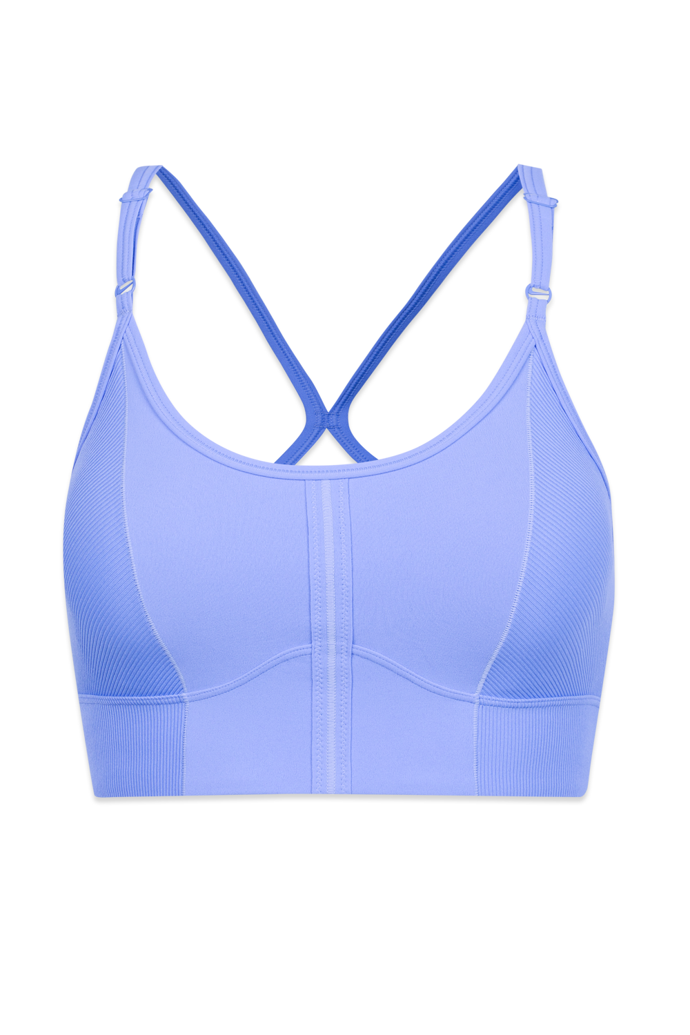 תמונה קידמית של טופ ספורטיבי בגוון תכלת