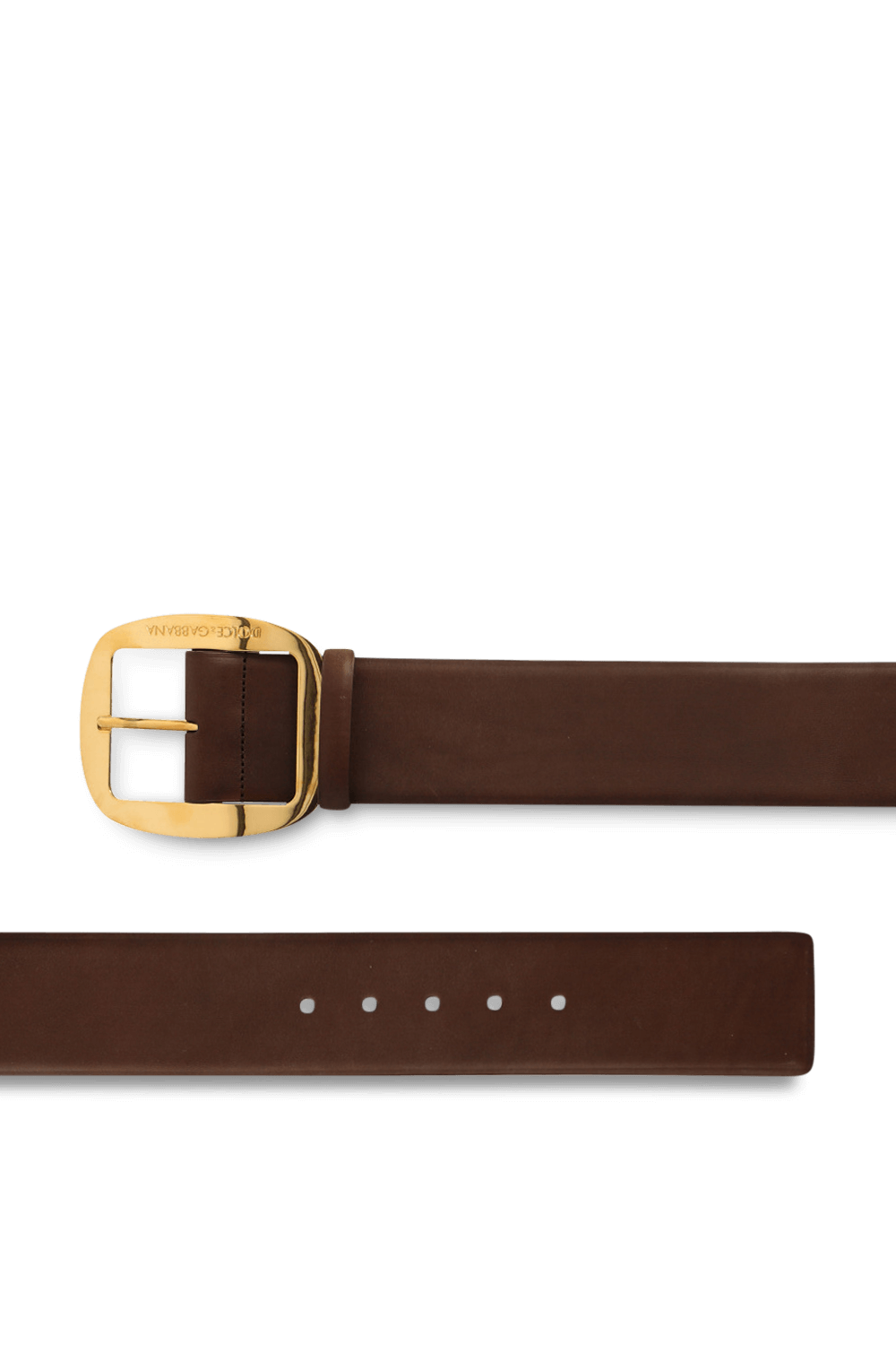 תמונה אחורית של חגורת עור