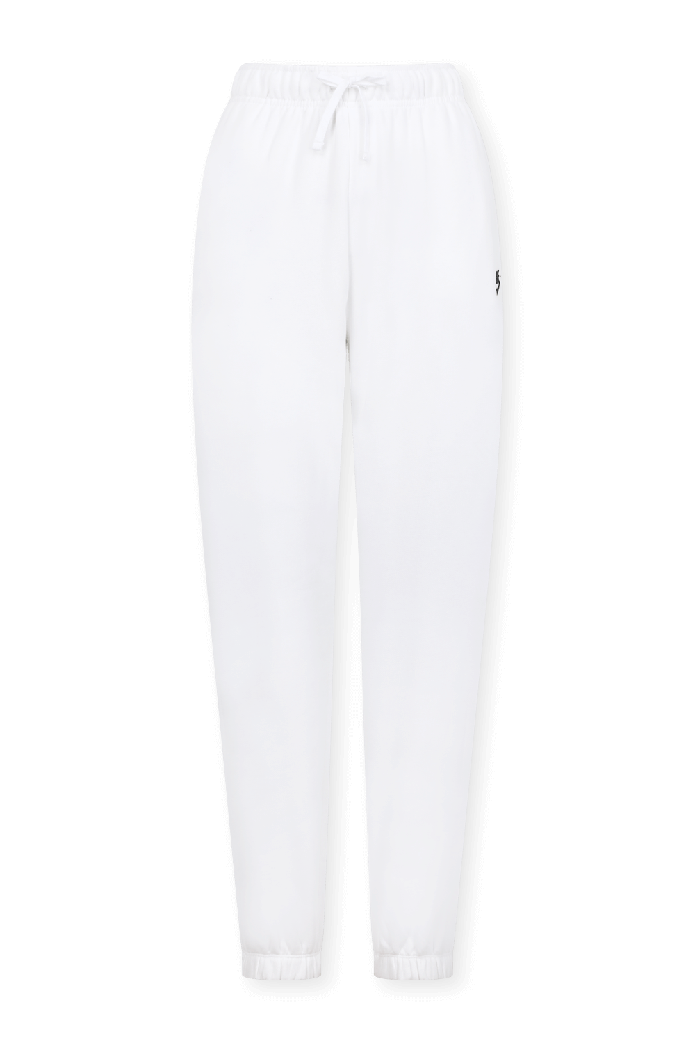 תמונה קידמית של מכנסי טרנינג אוברסייז מכותנה