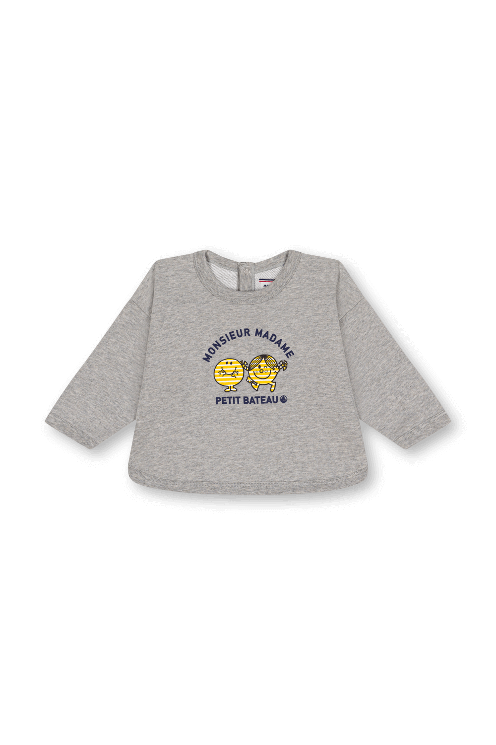 תמונה קידמית של פטיט באטו X מר וגברת סווטשירט - גילאי 18-36 חודשים