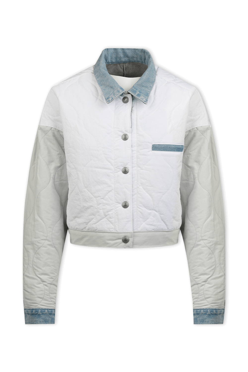 תמונה אחורית של Levis X New Balance Trucker Jacket in Blue