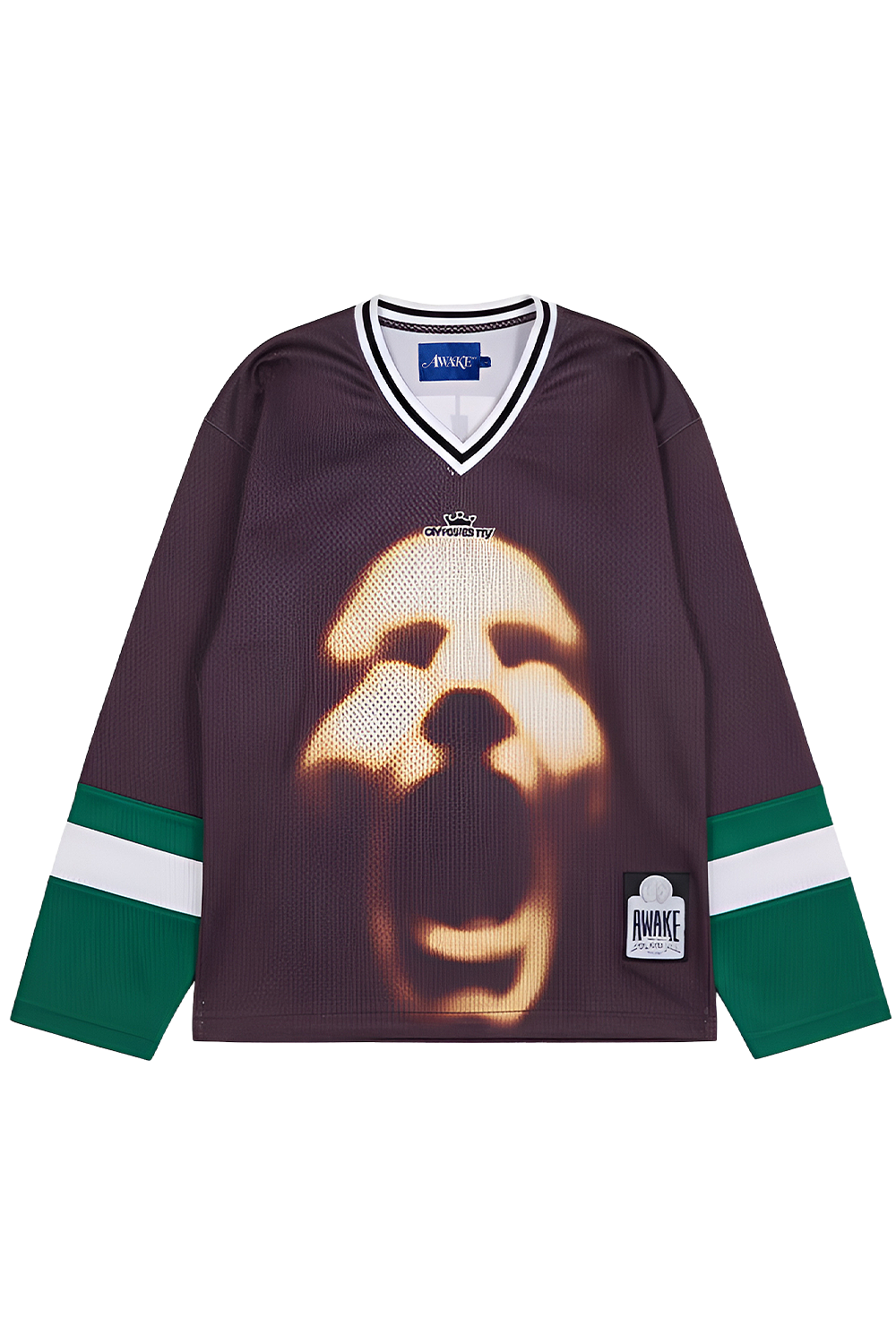 תמונה קידמית של חולצת טי אוברסייז