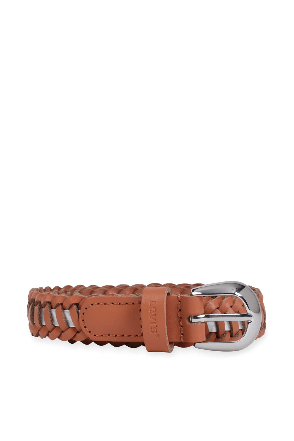 brown and silver belt