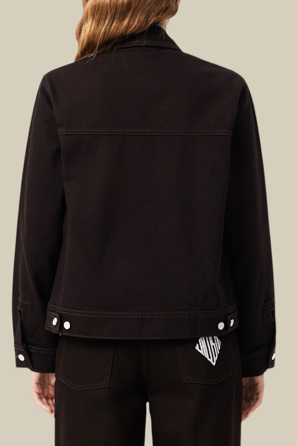 תמונת דוגמן אחורית של PRE LINE ז'קט ג'ינס