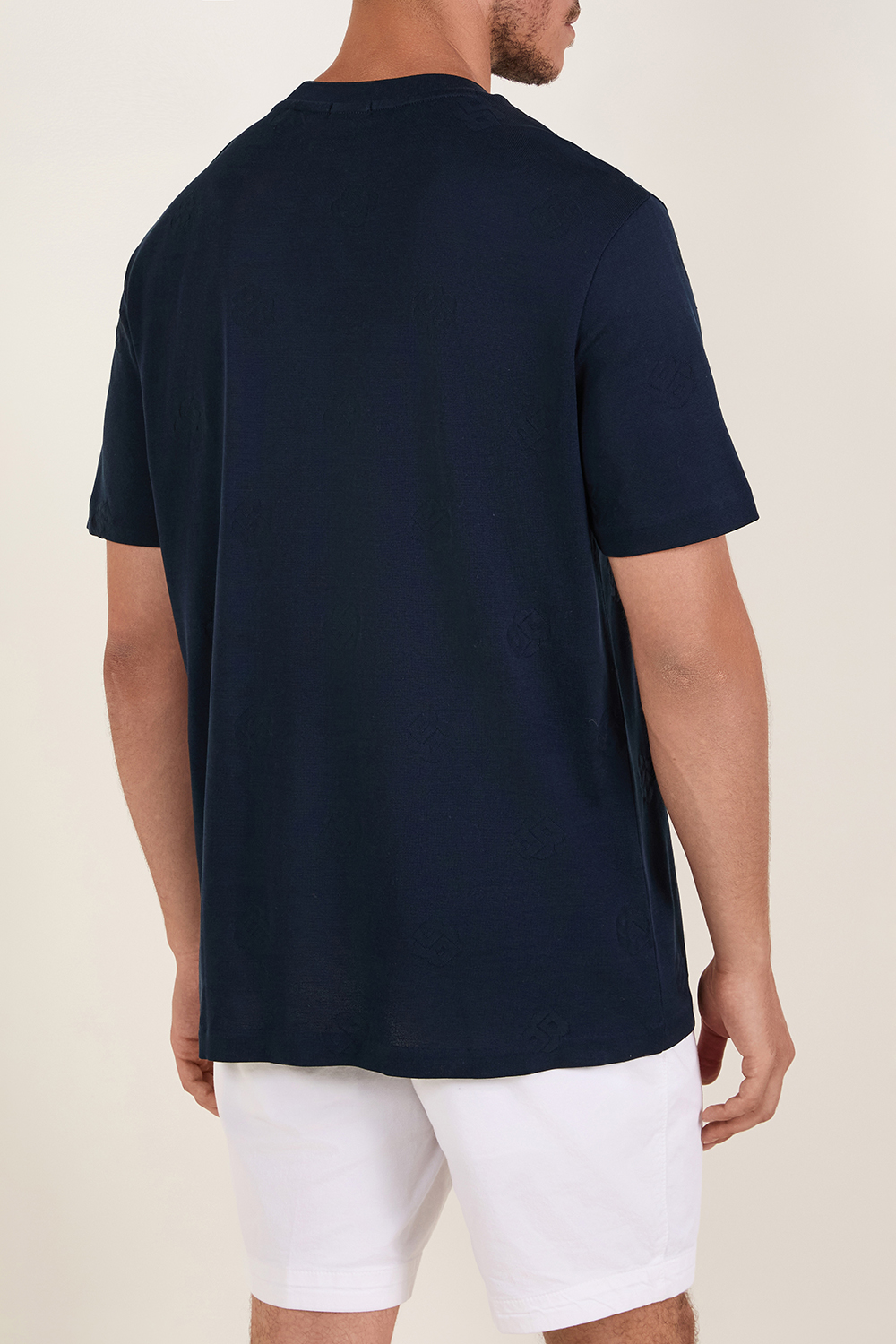 תמונת דוגמן אחורית של חולצת טי