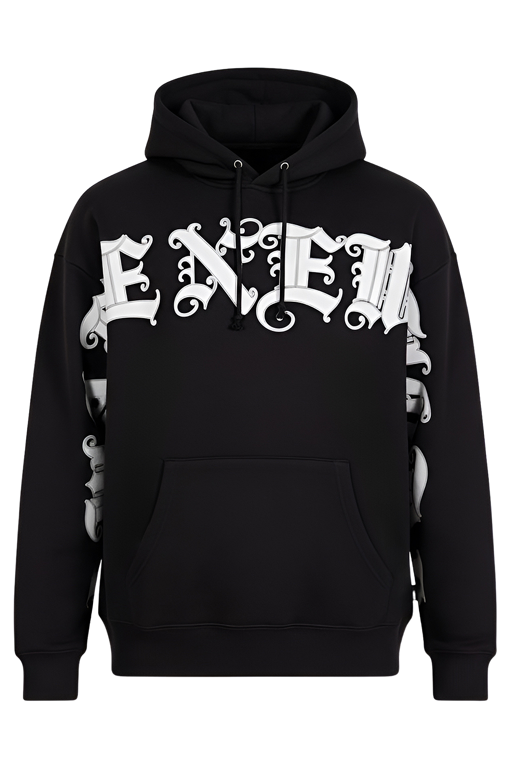 תמונה קידמית של סווטשירט קפוצ'ון