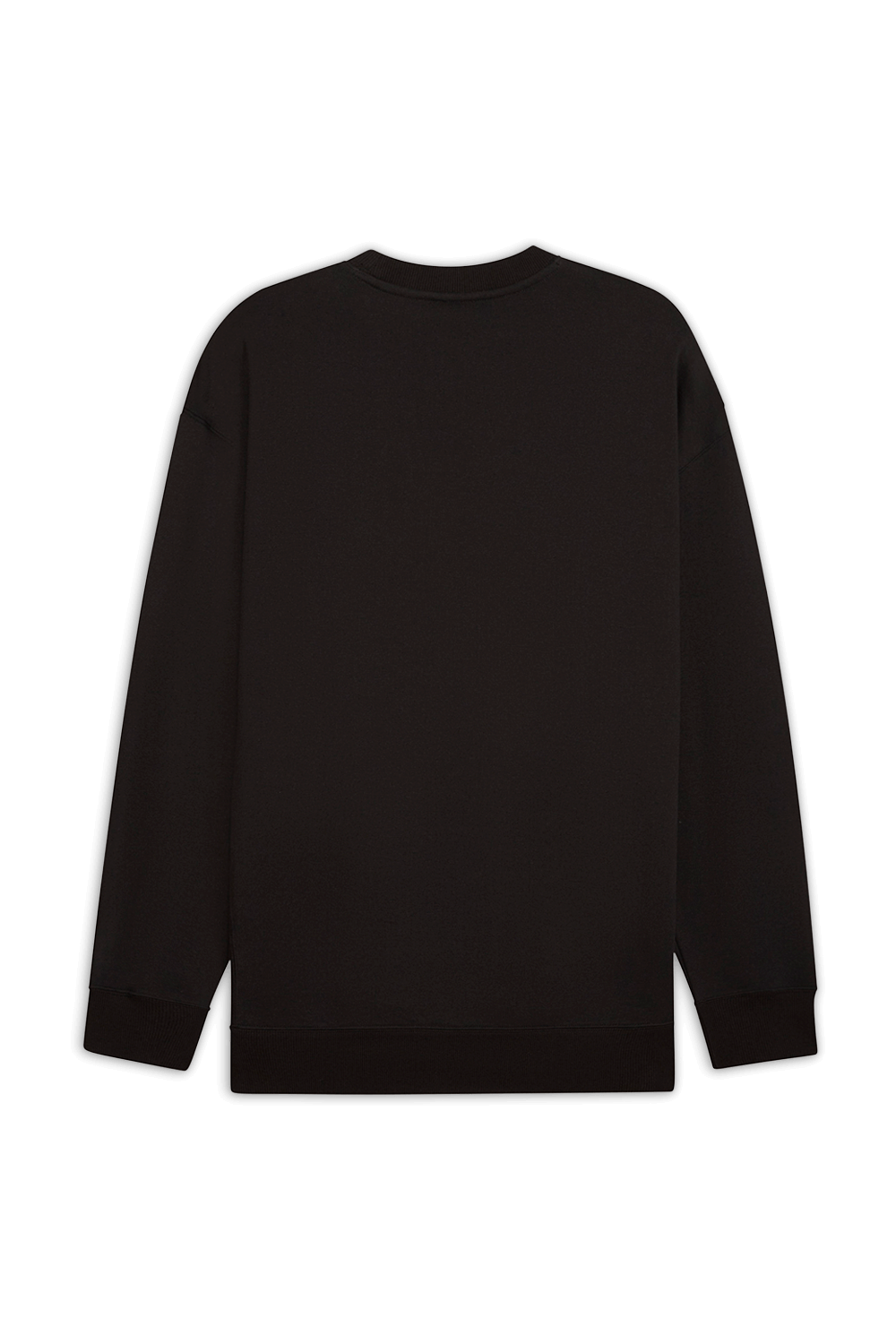 תמונה אחורית של סווטשירט אוברסייז