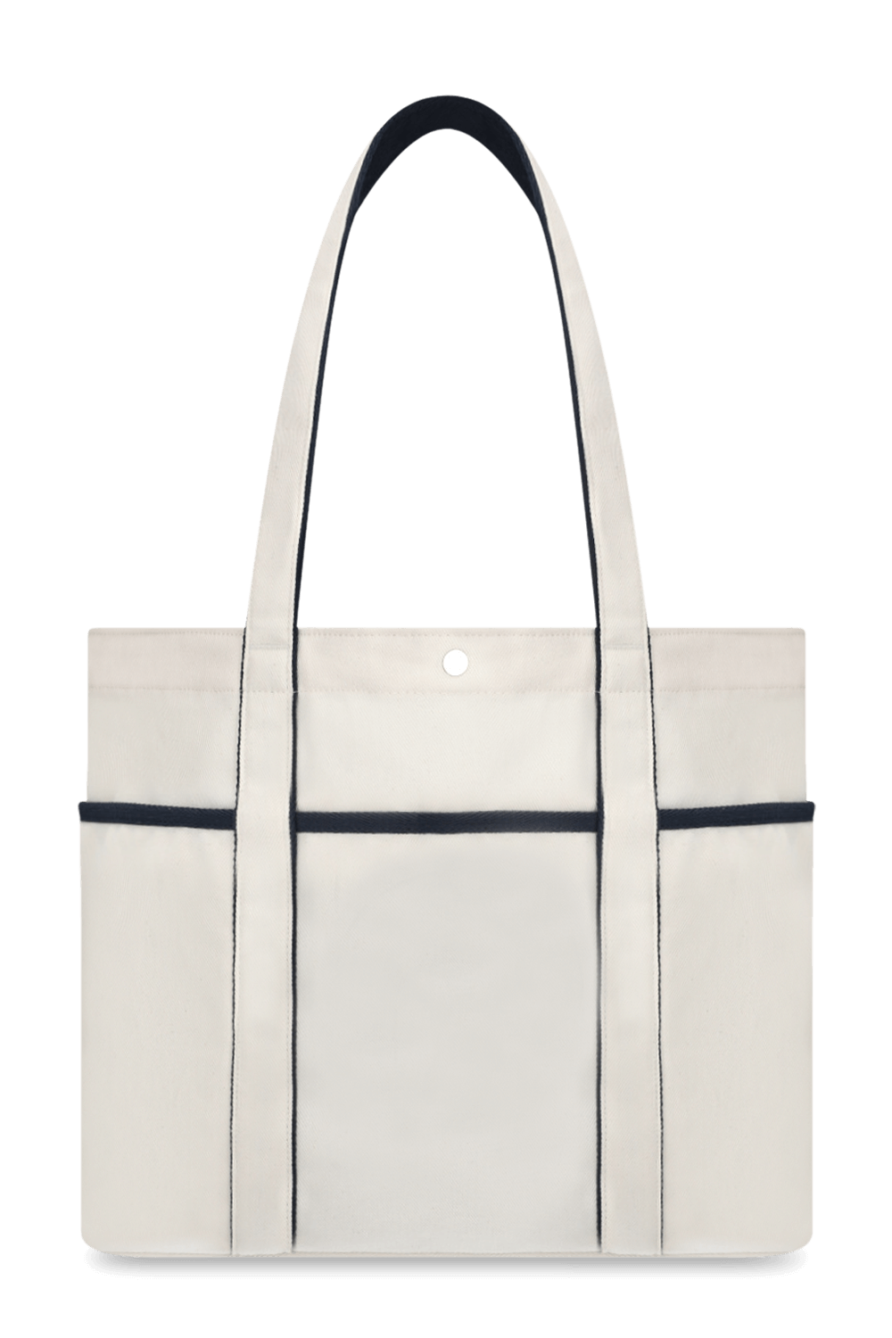 תמונה אחורית של Daily Multi-Pocket Tote Bag *Canvas