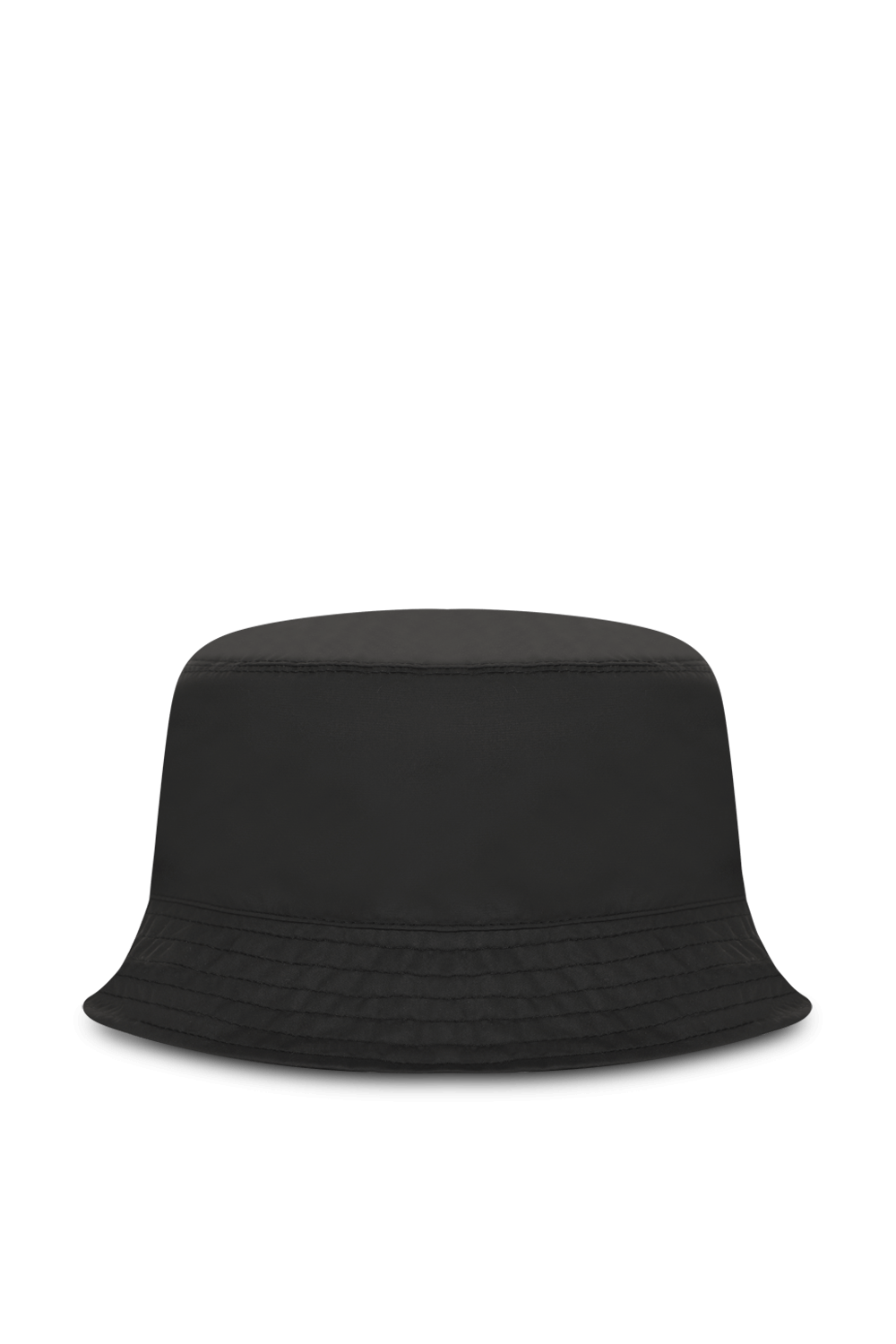 תמונה אחורית של גילאי 1-2 כובע באקט שחור עם לוגו