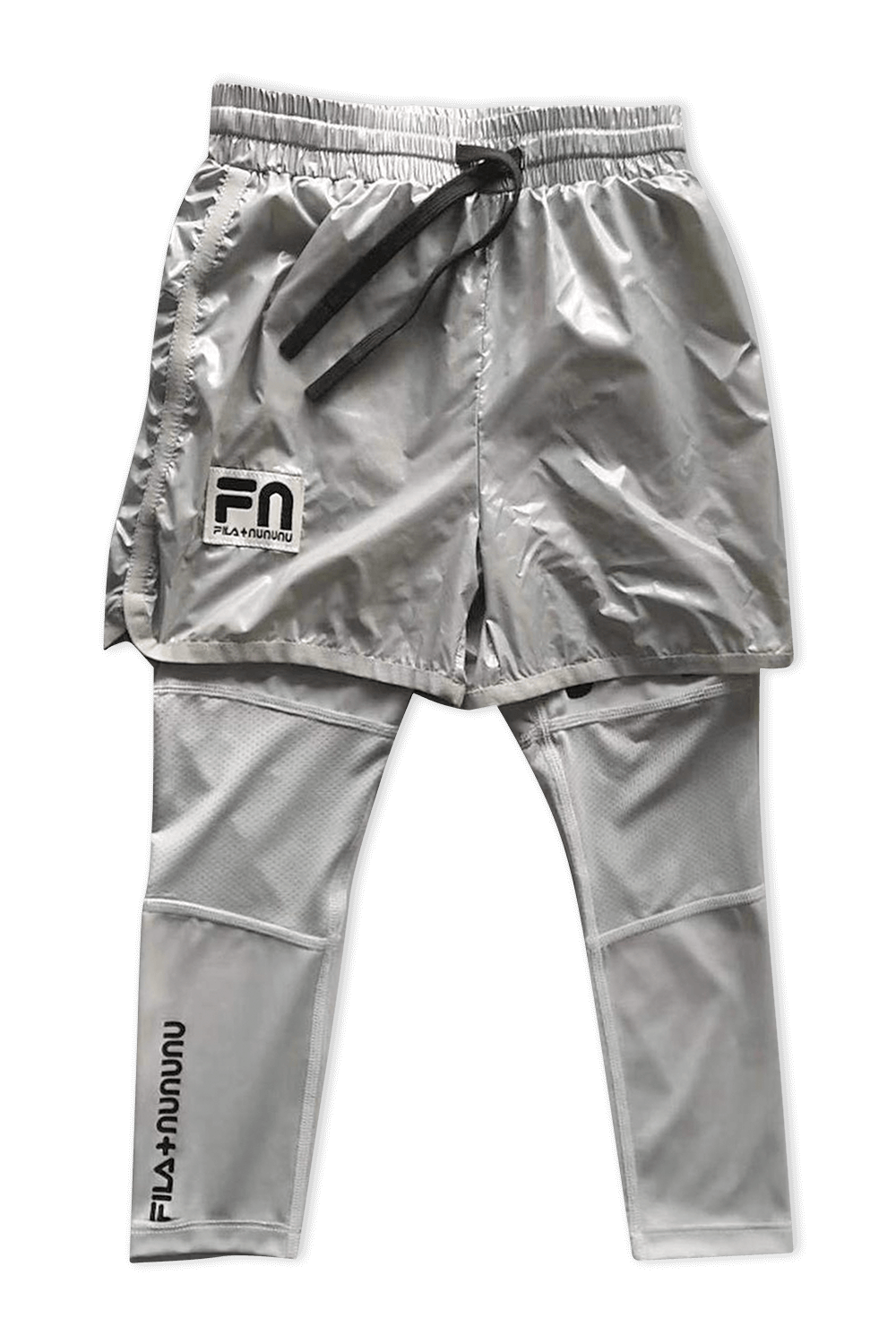 תמונה קידמית של Fila x Nununu Ages 1-5 One On One Leggings in Grey