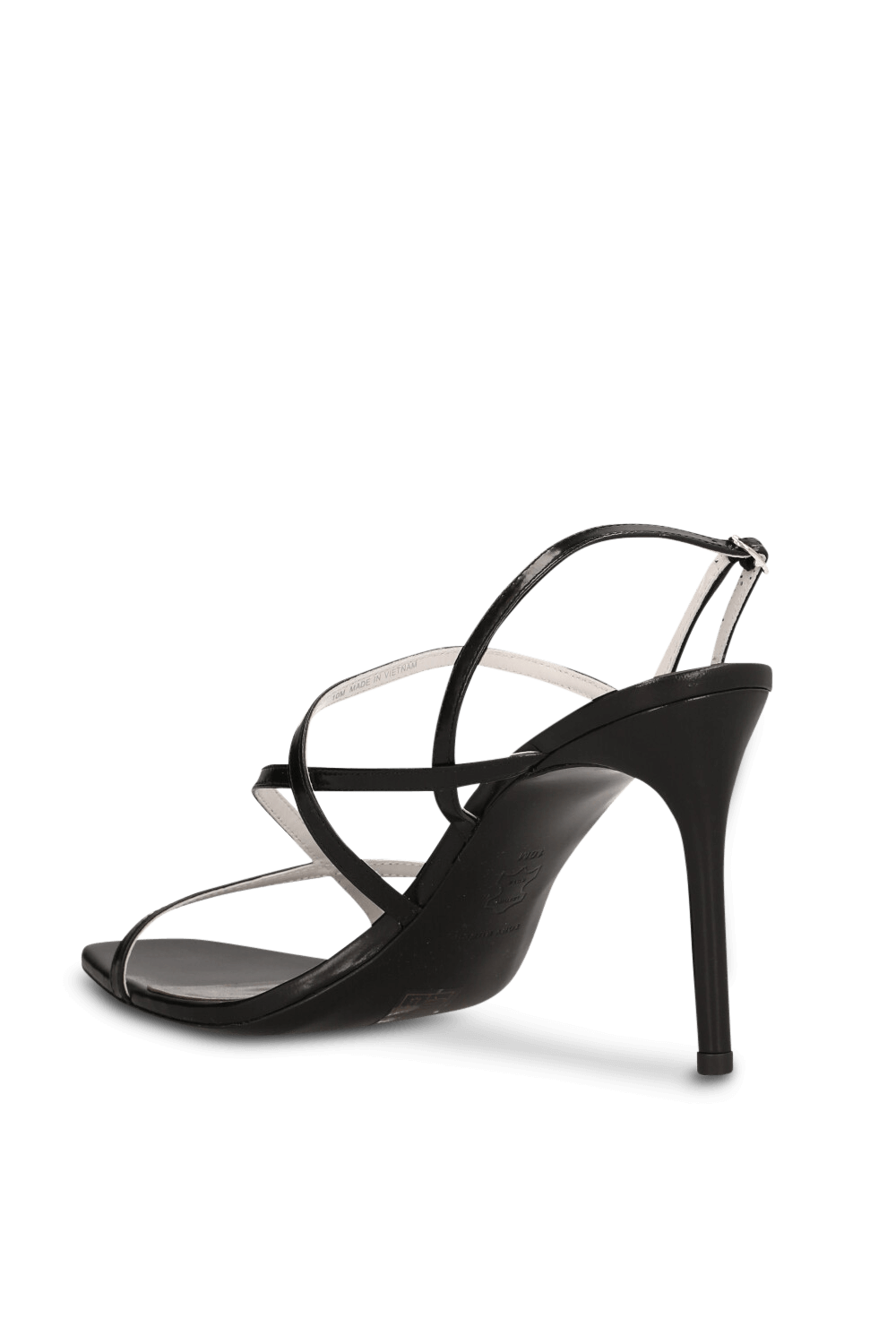 תמונה אחורית של סנדלי עקב סטילטו