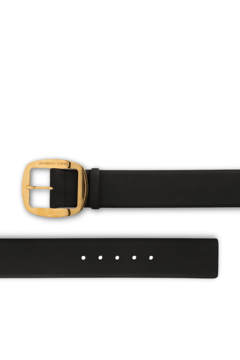 תמונה אחורית של חגורת עור