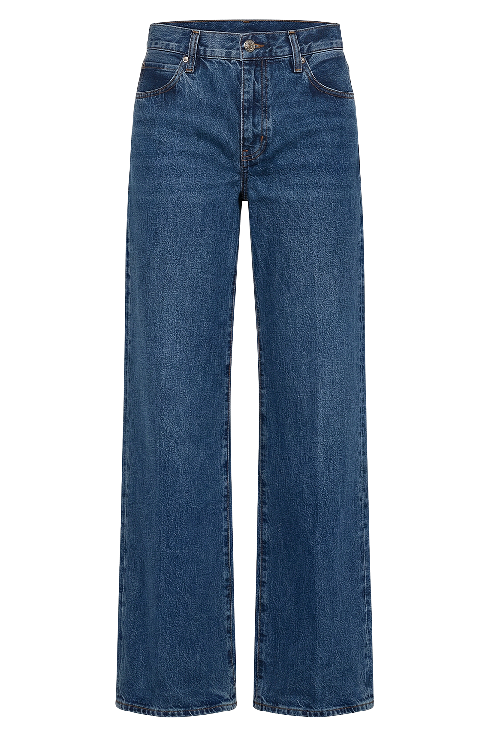 תמונה קידמית של מכנסי ג'ינס