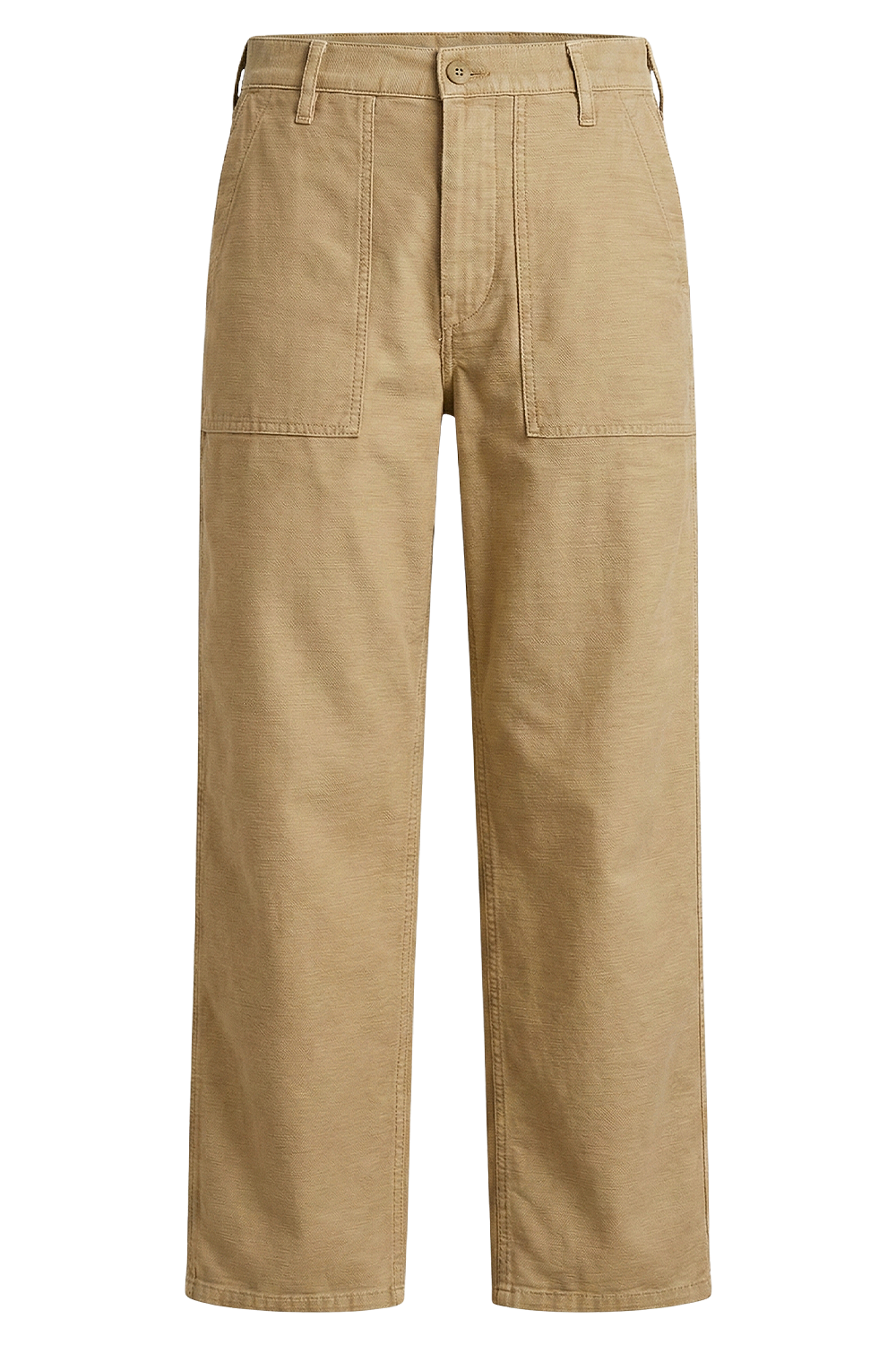 תמונה קידמית של מכנסיים בגזרה בינונית