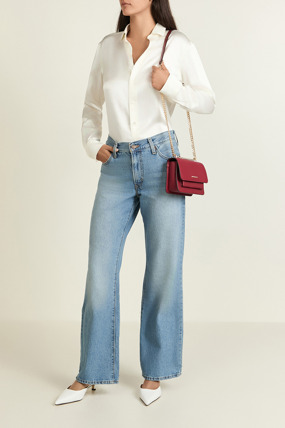 תמונת דוגמן קידמית של תיק קרוסבודי קלייר סמול