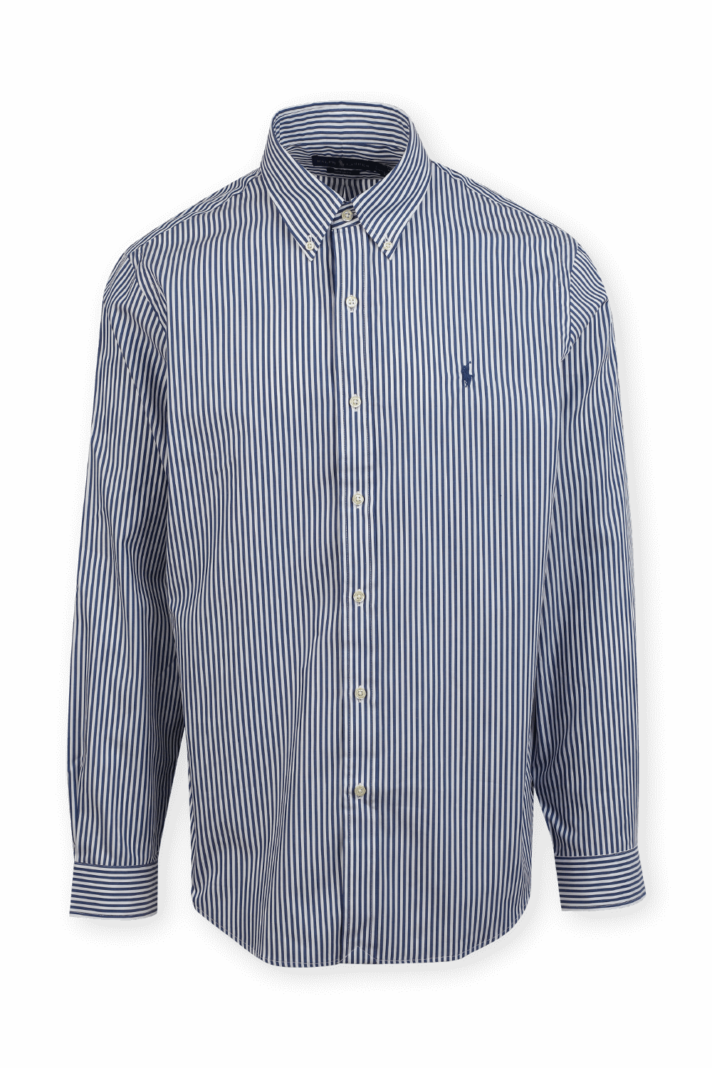 ralph lauren navy poplin shirt