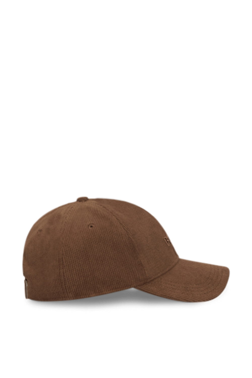 תמונת תקריב של כובע מצחייה קורדרוי