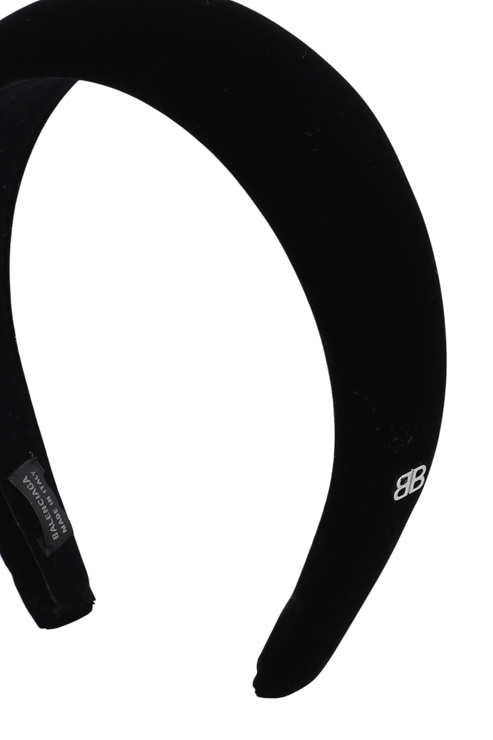 תמונה אחורית של קשת קטיפה לשיער