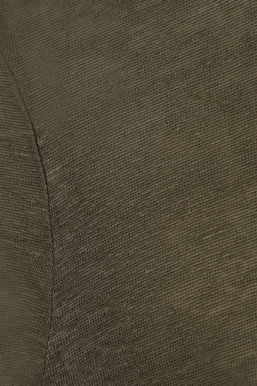 תמונה אחורית של חולצת טי קצרה מפשתן