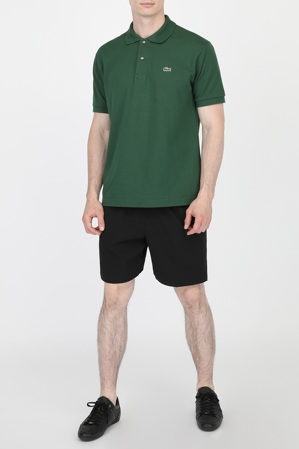 pine green lacoste shirt