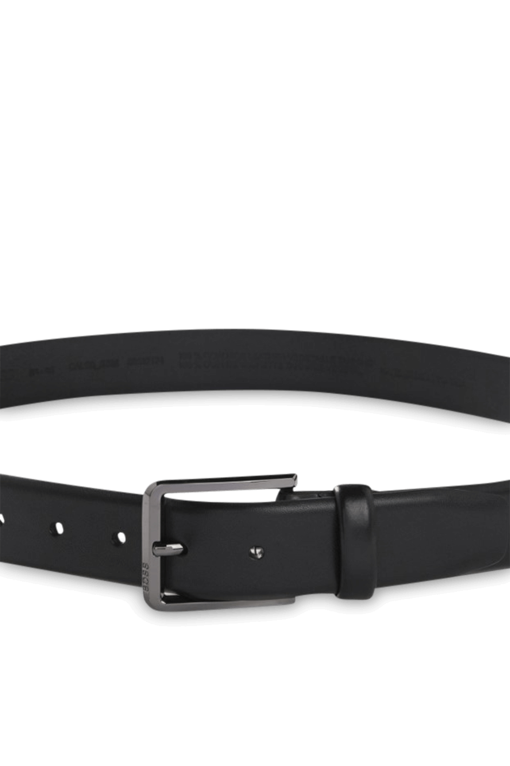 תמונת תקריב של חגורת עור