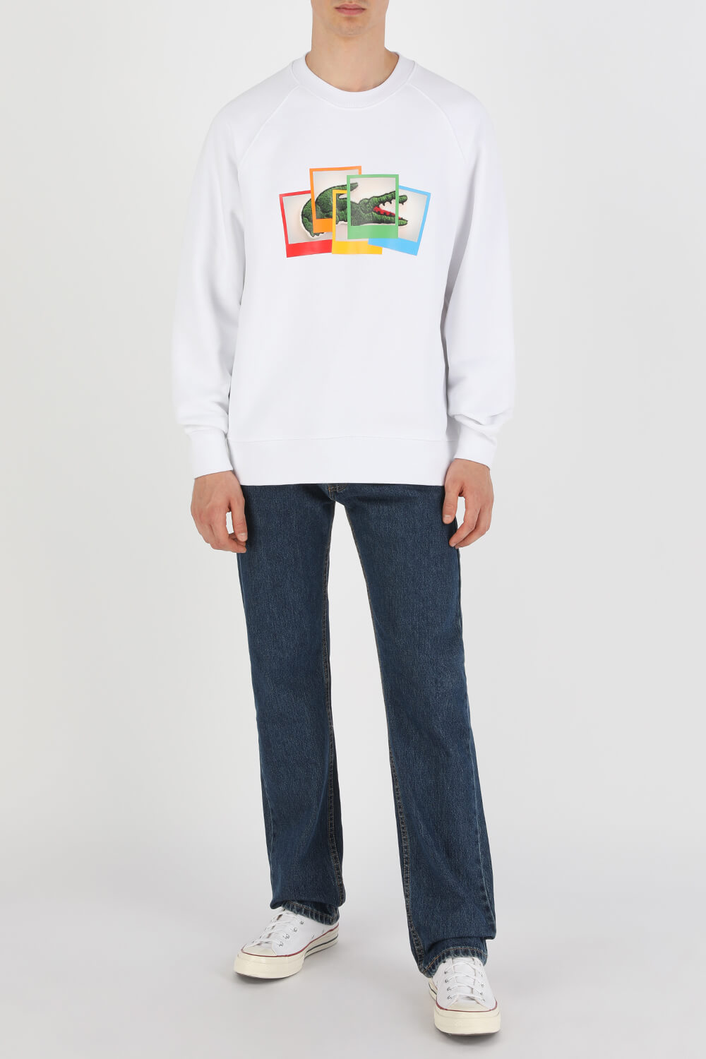 lacoste x polaroid sweatshirt