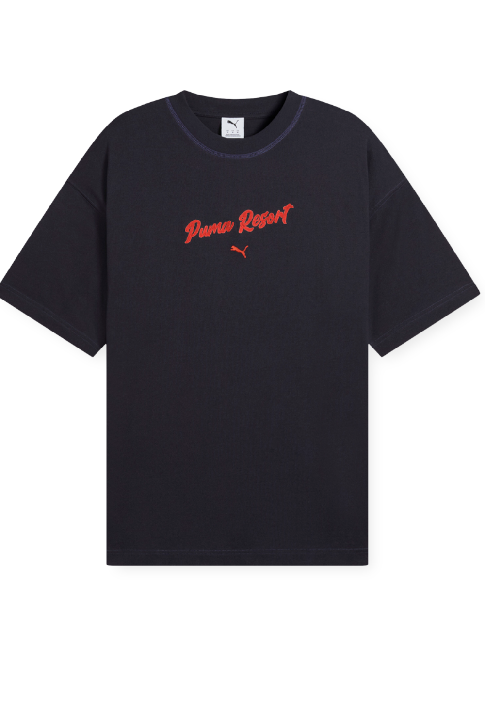 תמונה קידמית של חולצת טי אוברסייז