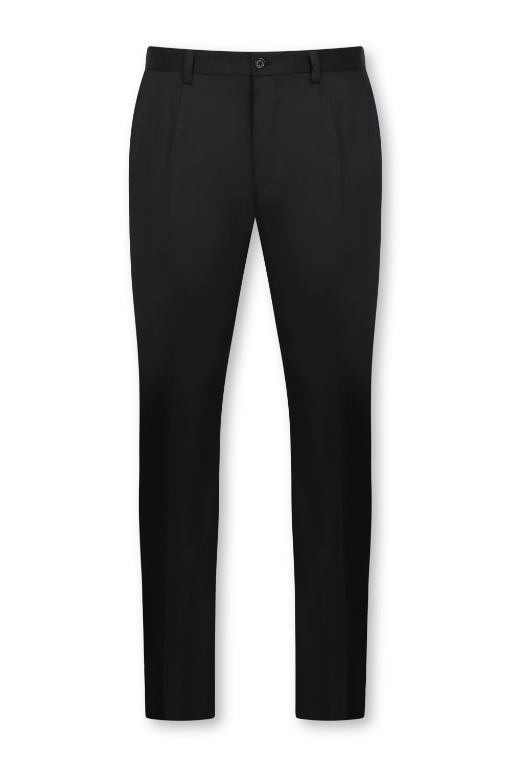 תמונה קידמית של מכנסיים ארוכים מחוייטים בגוון שחור